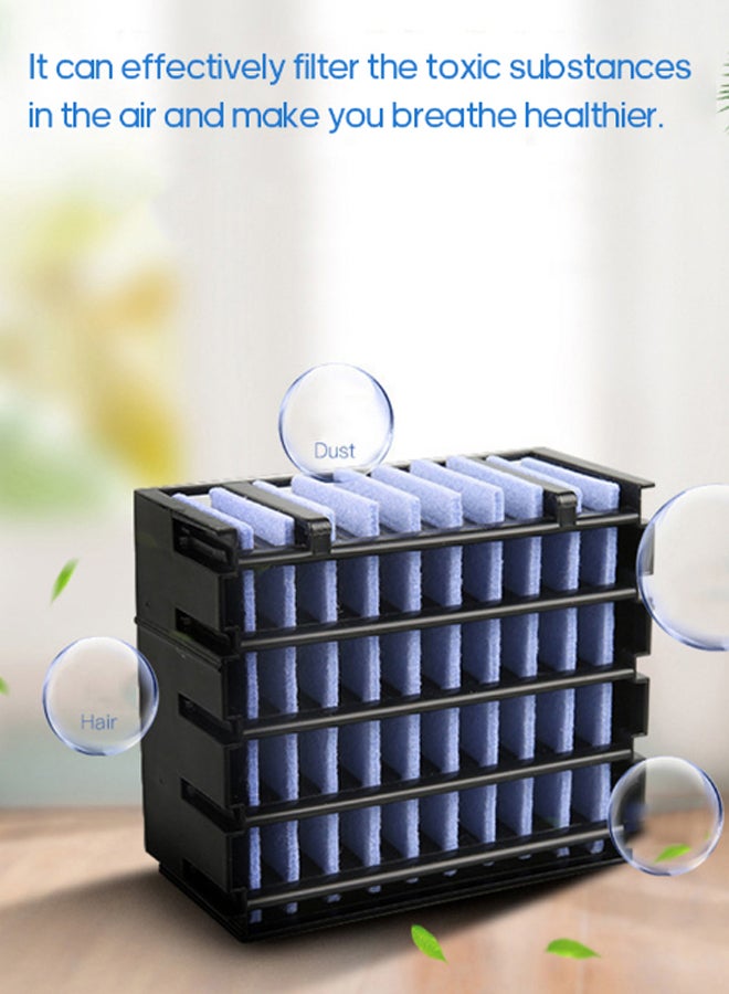 ماركة غير محددة مروحة تكييف هواء بمنفذ USB أبيض/رمادي  - Image 2