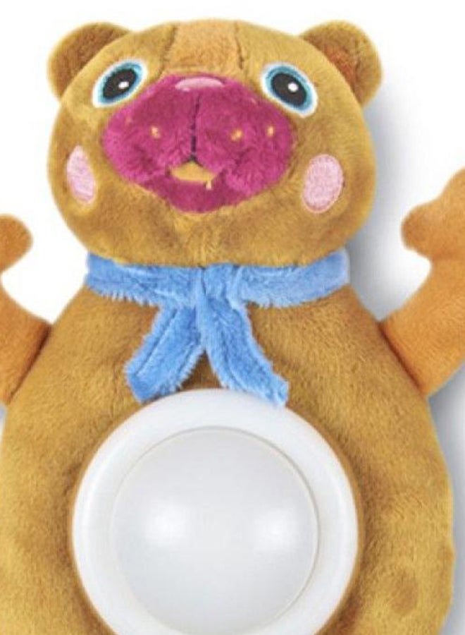 Happy Teddy Bear With Built-In Light