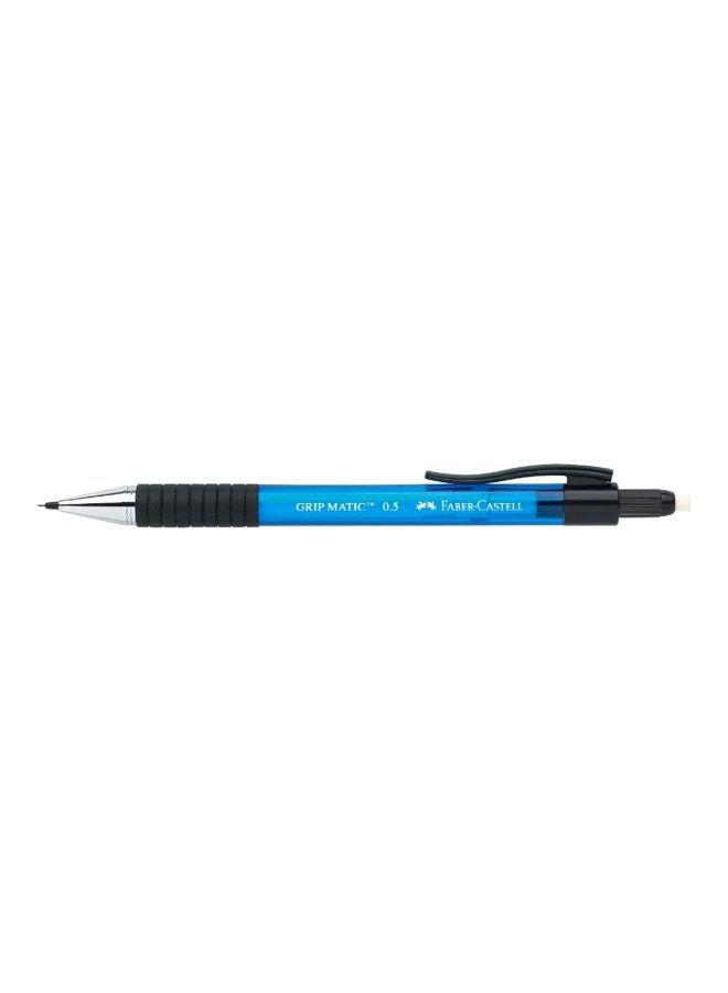 FABER-CASTELL Grip Matic Mechanical Pencil Blue/Black/Silver  - Image 1