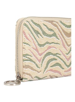 PARFOIS Puffy Printed Wallet Beige/Green/Pink  - Image 4