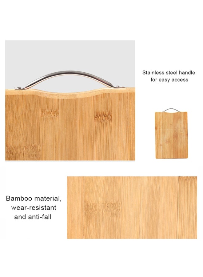 Bamboo Cutting Board Brown 30x20cm - v1591897070/N38593639A_2