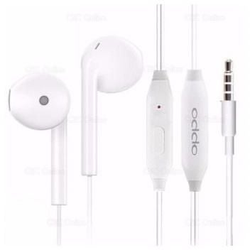 Half In-Ear Wired Headphones White
