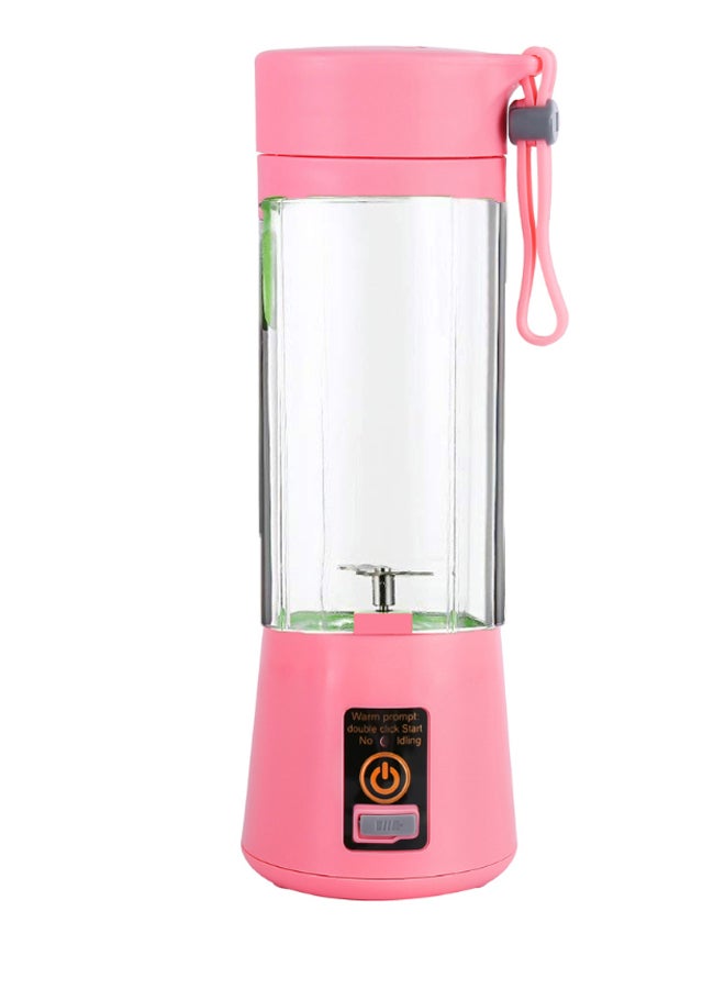 Multifunctional USB Fruit Juicer 380 ml 18 W E11852P-A Pink/Clear - Image 1