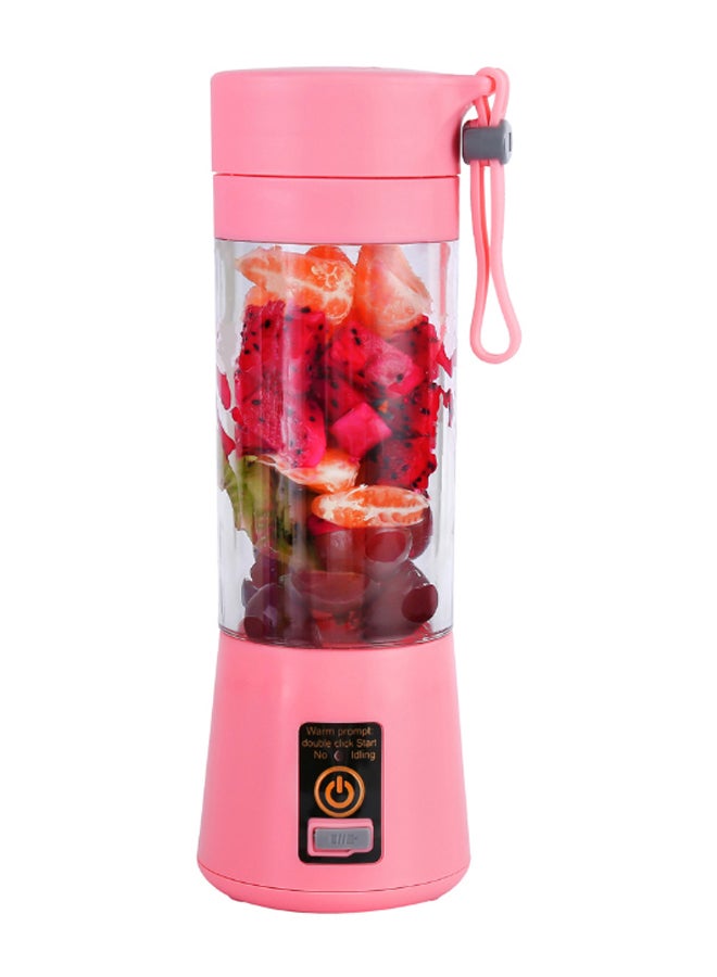 Multifunctional USB Fruit Juicer 380 ml 18 W E11852P-A Pink/Clear - Image 2