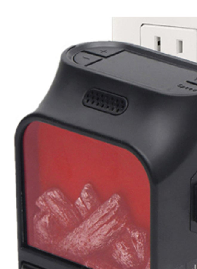 سخان هواء كهربائي صغير محمول مع جهاز تحكم عن بعد 500 وات 500.0 W H28763US-1 أسود/أحمر - Image 2