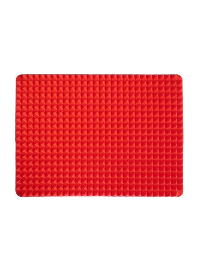 Silicone Pyramid Pan Nonstick Baking Mat Red 16 x 11.5 x 0.4inch  - Image 1