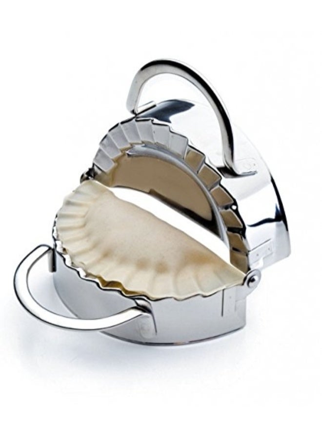 Stainless Steel Dumpling Maker Dough Cutter Silver 7.7cm  - Image 2