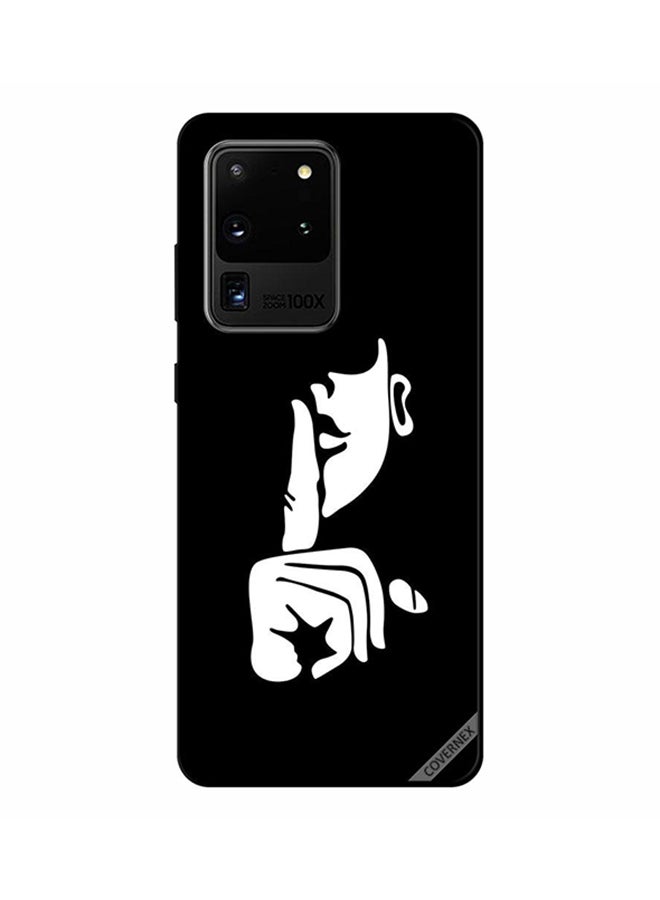 كوفرنيكس غطاء حماية واق لهاتف سامسونج جالكسي S20 ألترا ششش بلاك أند وايت - Image 1