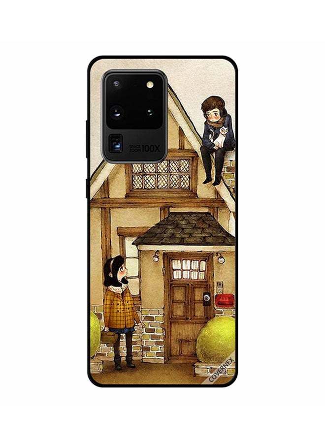 Covernex Protective Case Cover For Samsung Galaxy S20 Ultra Chatting Outside House
