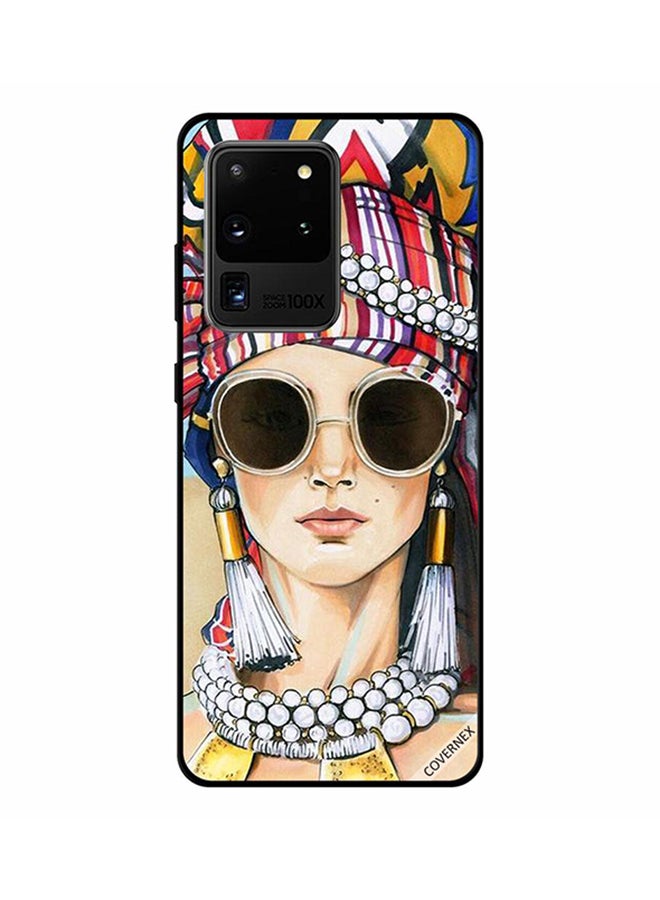 Covernex Samsung Galaxy S20 Ultra Protective Case Cover Printed Featuring Cute Stylish Girl DESIGN_0569 - Image 1