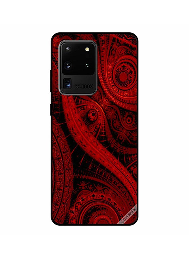 كوفرنيكس غطاء حماية واق لهاتف سامسونج جالكسي S20 ألترا أسود/أحمر - Image 1