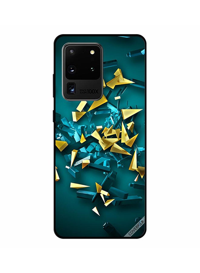 كوفرنيكس غطاء حماية واق لهاتف سامسونج جالكسي S20 ألترا تصميم قطع مكسورة