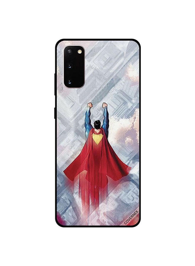 كوفرنيكس غطاء حماية بتصميم بطل خارق يطير لهاتف سامسونج S20 متعدد الألوان - Image 1
