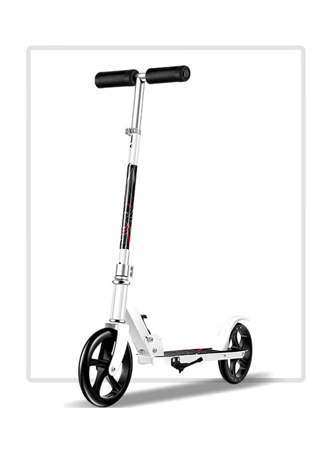 كول بيبي سكوتر دفع قابل للطي مزود بعجلتين فضي 102x10x78سم  - Image 5