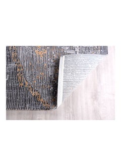 MERINOS Picasso Collection Contemporary Area Rug Grey/White/Yellow 290x200cm  - Image 4