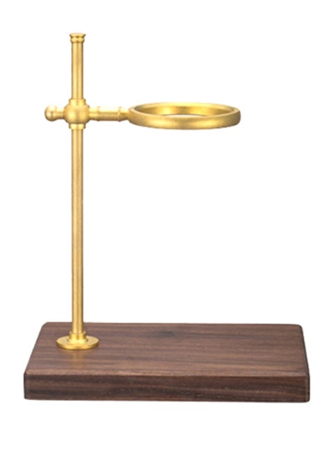 Adjustable Coffee Filter Holder Gold/Brown