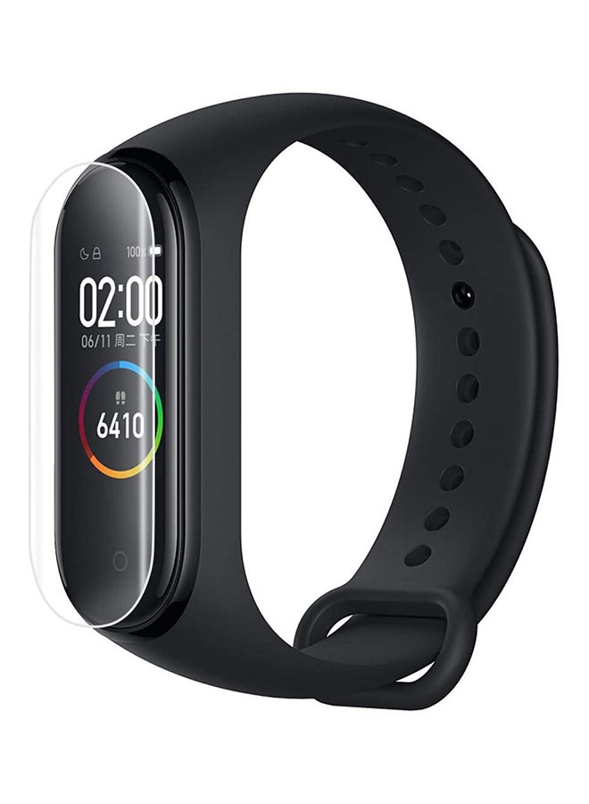 Foxcon - 3-Piece Soft Ultra Thin Anti Shock Screen Protector For Mi Band 4 Clear - Image 1