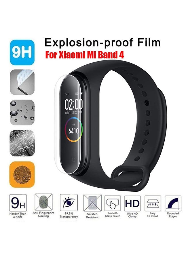 Foxcon - 3-Piece Soft Ultra Thin Anti Shock Screen Protector For Mi Band 4 Clear - Image 1
