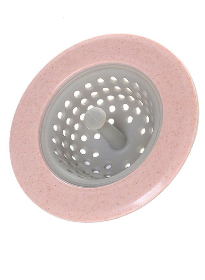 4-Piece Anti Block Flip Grade Sink Filter Set Pink/Grey 12 x 6centimeter  - Image 1