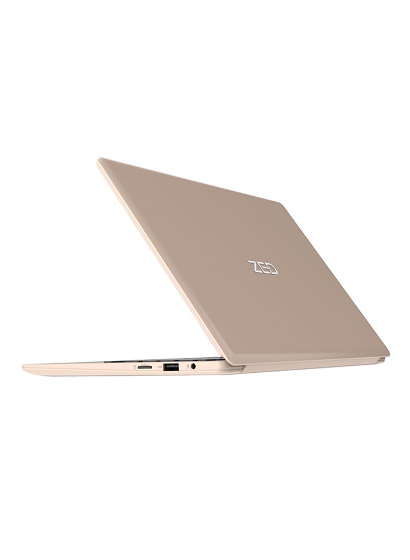Renewed - ZED AIR Ultra Notebook With 11.6-inch Display, Celeron Processor/2GB RAM/32GB eMMc/Intel HD 500 Graphics Gold