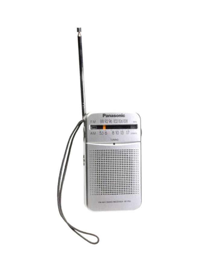 Panasonic AM/FM Pocket Radio RF-P50 Silver  - Image 1