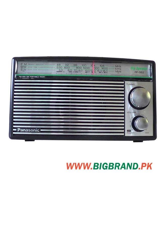 Panasonic - Portable Radio Transmitter RF-562D Silver/Black - Image 1