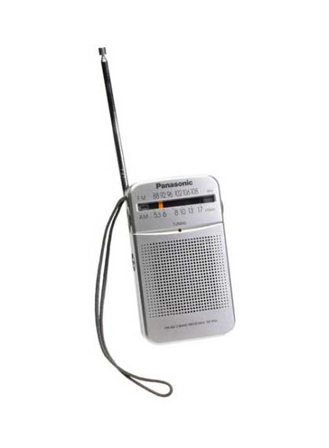 باناسونيك راديو للجيب بموجة AM/FM RF-P50 أبيض/فضي  - Image 2