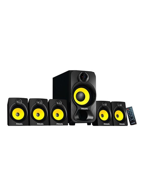 5.1 Multimedia Speakers With Remote Control SPA3800B Black