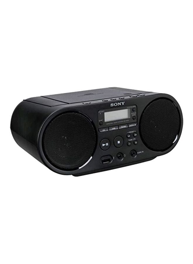 Sony - CD Boombox Radio Player ZS-PS50 Black - Image 1