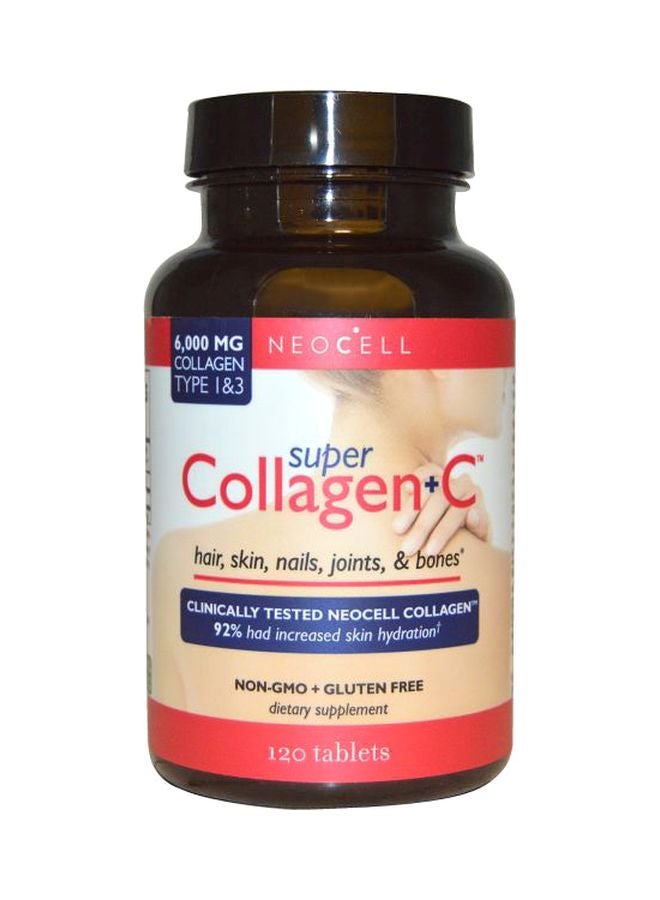 NEOCELL - Super Collagen C Type 1 And 3 Tablets Dietary Supplement - 120 Capsules - Image 1