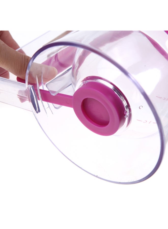 Batter Dispenser Cupcake Measuring Cup Clear/Pink 900ml  - Image 3