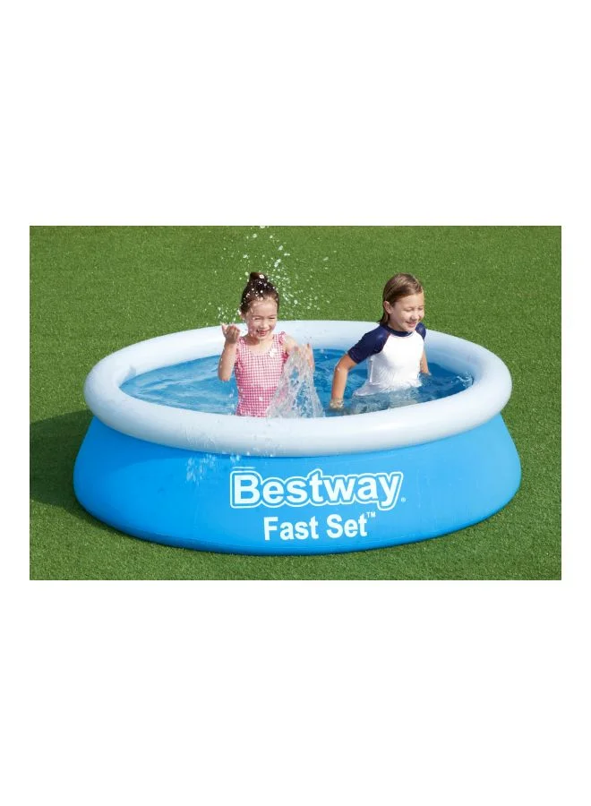 Bestway Portable Lightweight Foldable Compact Circular Fast Set Swimming Pool For Kids 183x51cm