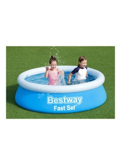 Bestway Portable Lightweight Foldable Compact Circular Fast Set Swimming Pool For Kids 183x51cm  - Image 4