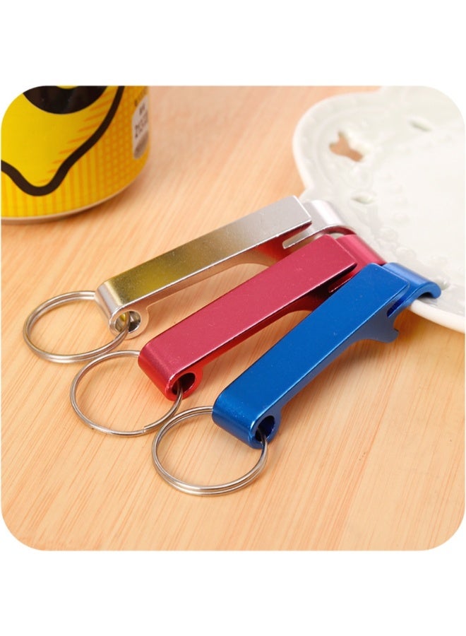 5 PCS Aluminum Wine Bear Bottle Opener Ring Keychain Key Chain, Random Color Delievery Multicolour 12 x 12 x 10cm - Image 2