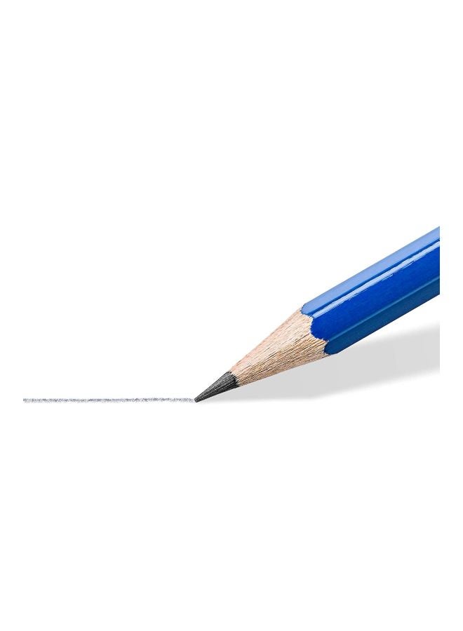 STAEDTLER 12-Piece Norica Rubber Tip 2HB Pencil Set Blue - Image 3