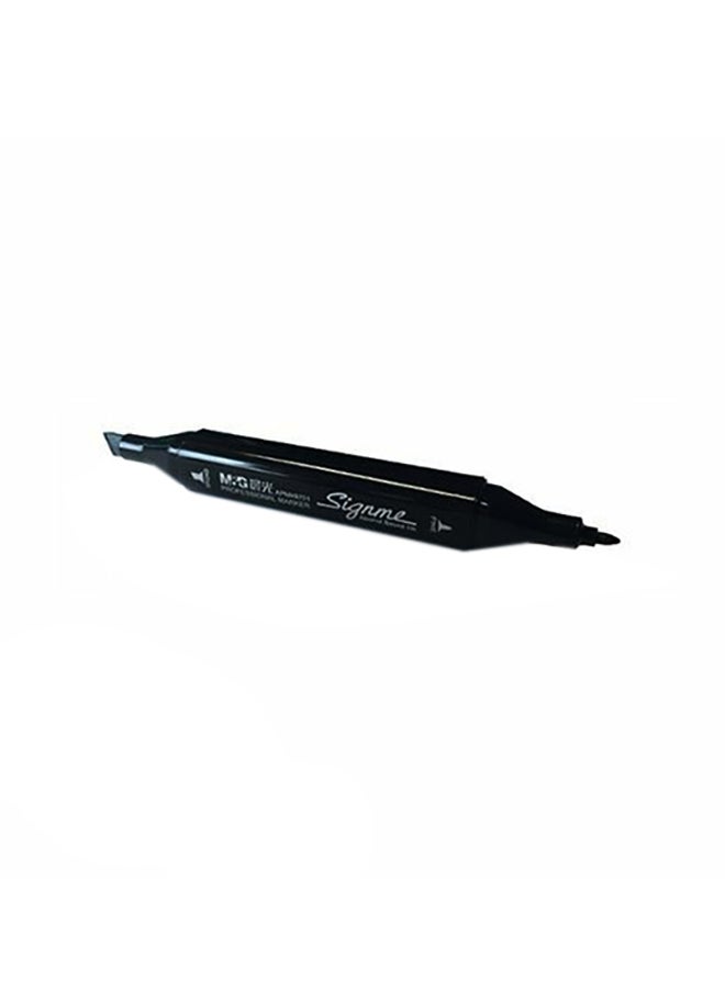 M&G Signme Dual Tip Permanent Marker 106 Green - Image 1
