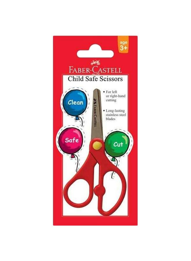 Child Safe Scissors Red