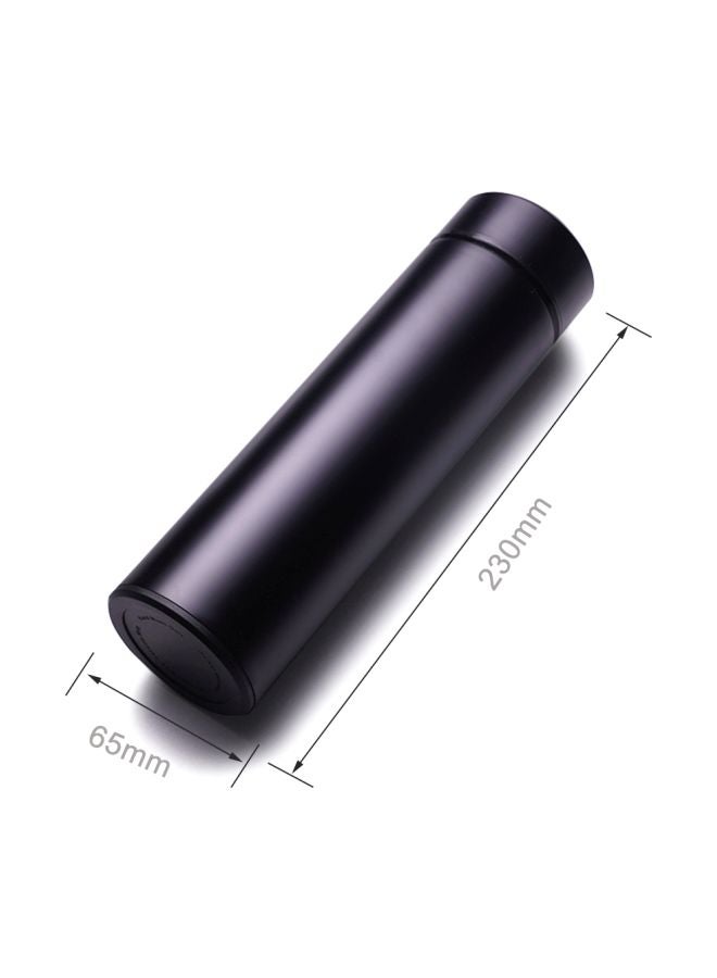 Stainless Steel Water Bottle Black 500ml - Image 2