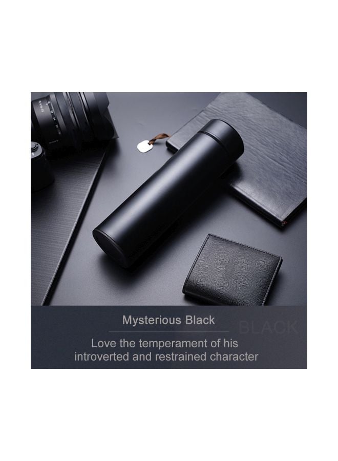 Stainless Steel Water Bottle Black 500ml - Image 3