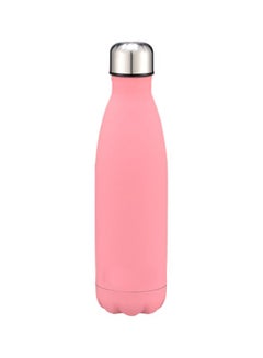 Stainless Steel Water Bottle Rose Pink 26.5x7centimeter