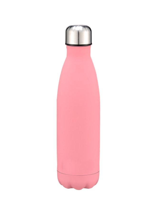 Generic - Stainless Steel Water Bottle Rose Pink 26.5x7centimeter - Image 1