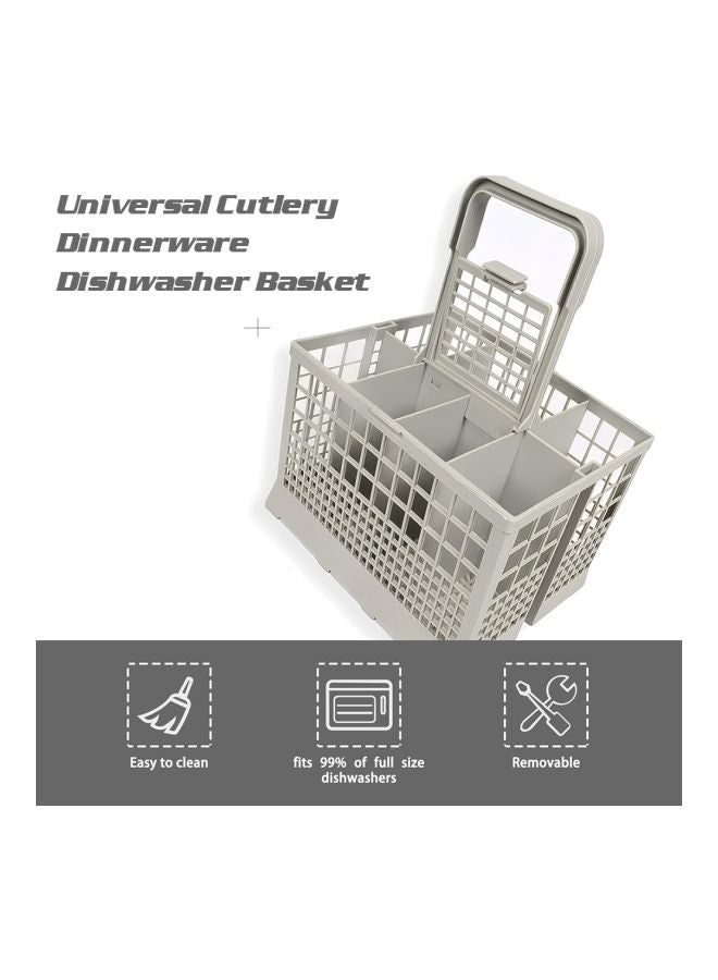 Generic - Dishwasher Basket Grey 24x14x12cm - Image 1