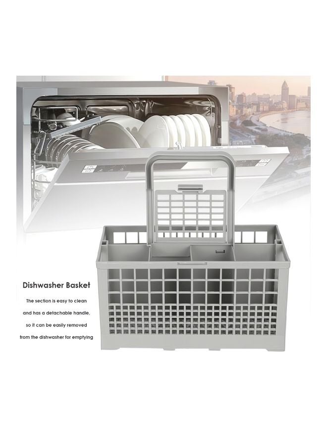Generic - Dishwasher Basket Grey 24x14x12cm - Image 1