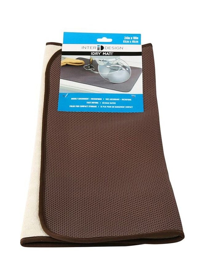 iDry Place Mat Brown 61x45.7x7cm
