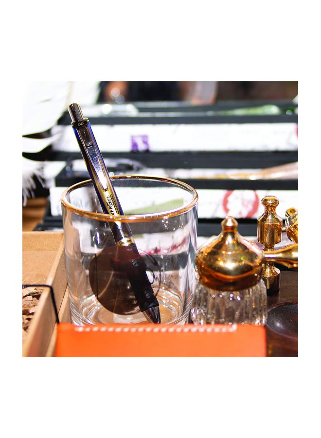 Pentel 12-Piece Energel Permanent Ink Pen Blue/Silver - Image 4