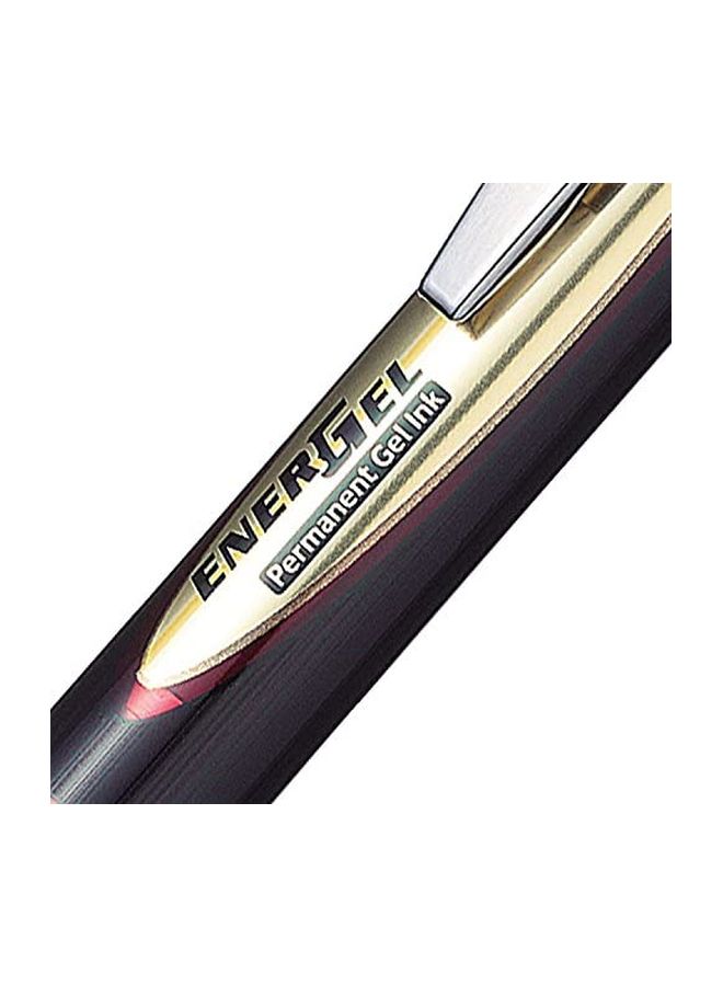 بنتل طقم قلم حبر دائم من 12 قطعة أزرق / فضي - Image 2