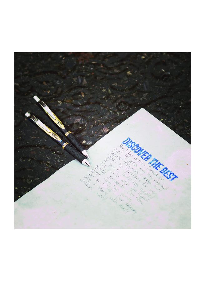 Pentel 12-Piece Energel Permanent Ink Pen Blue/Silver - Image 5