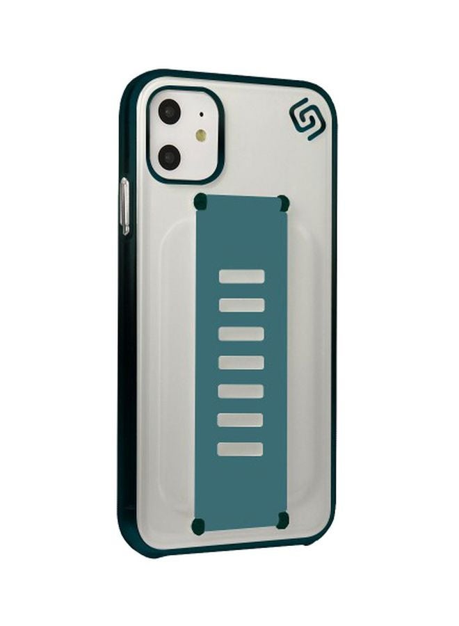Grip2u Protective Case Cover With Strap For Apple iPhone 11 Blue/Clear