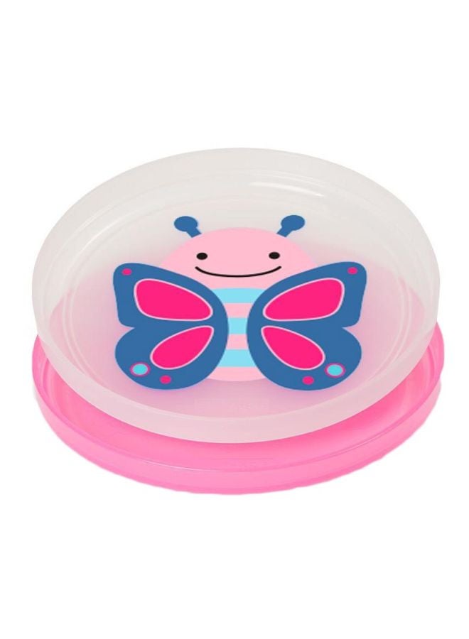 Skip Hop Zoo Smart Serve Non-Slip Plate  - Image 1