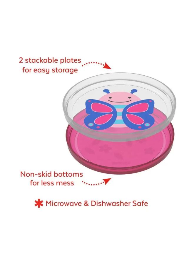 Skip Hop Zoo Smart Serve Non-Slip Plate  - Image 3